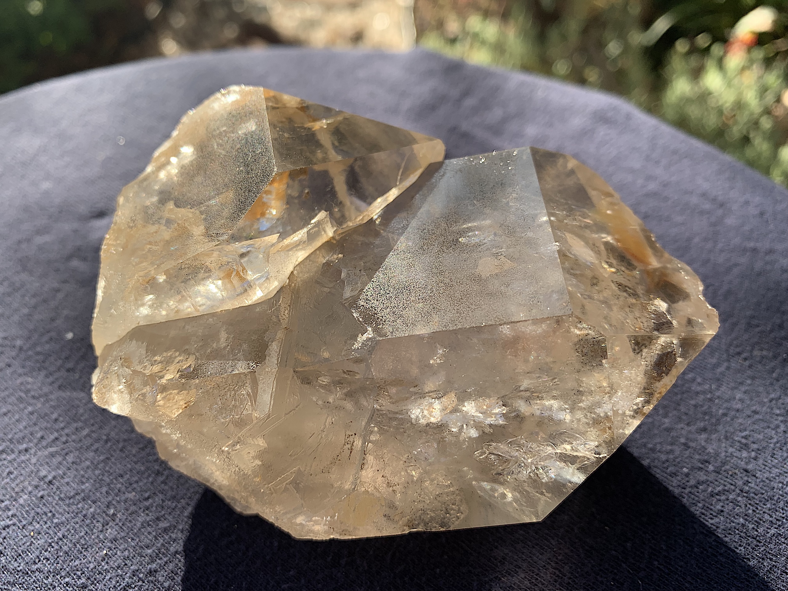 Quartz Crystal Point with Hematite Inclusions - Image 5
