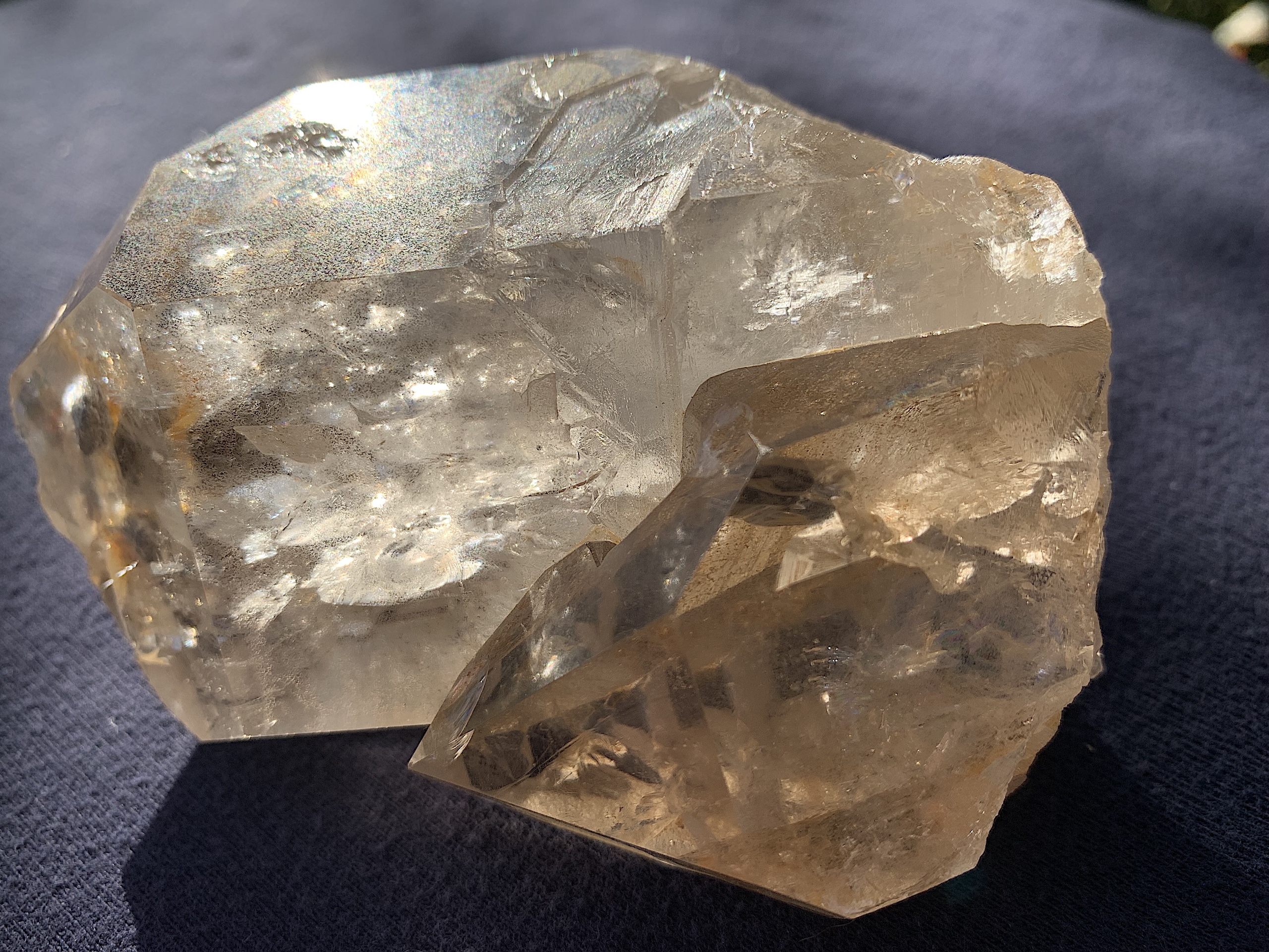 Quartz Crystal Point with Hematite Inclusions - Image 6