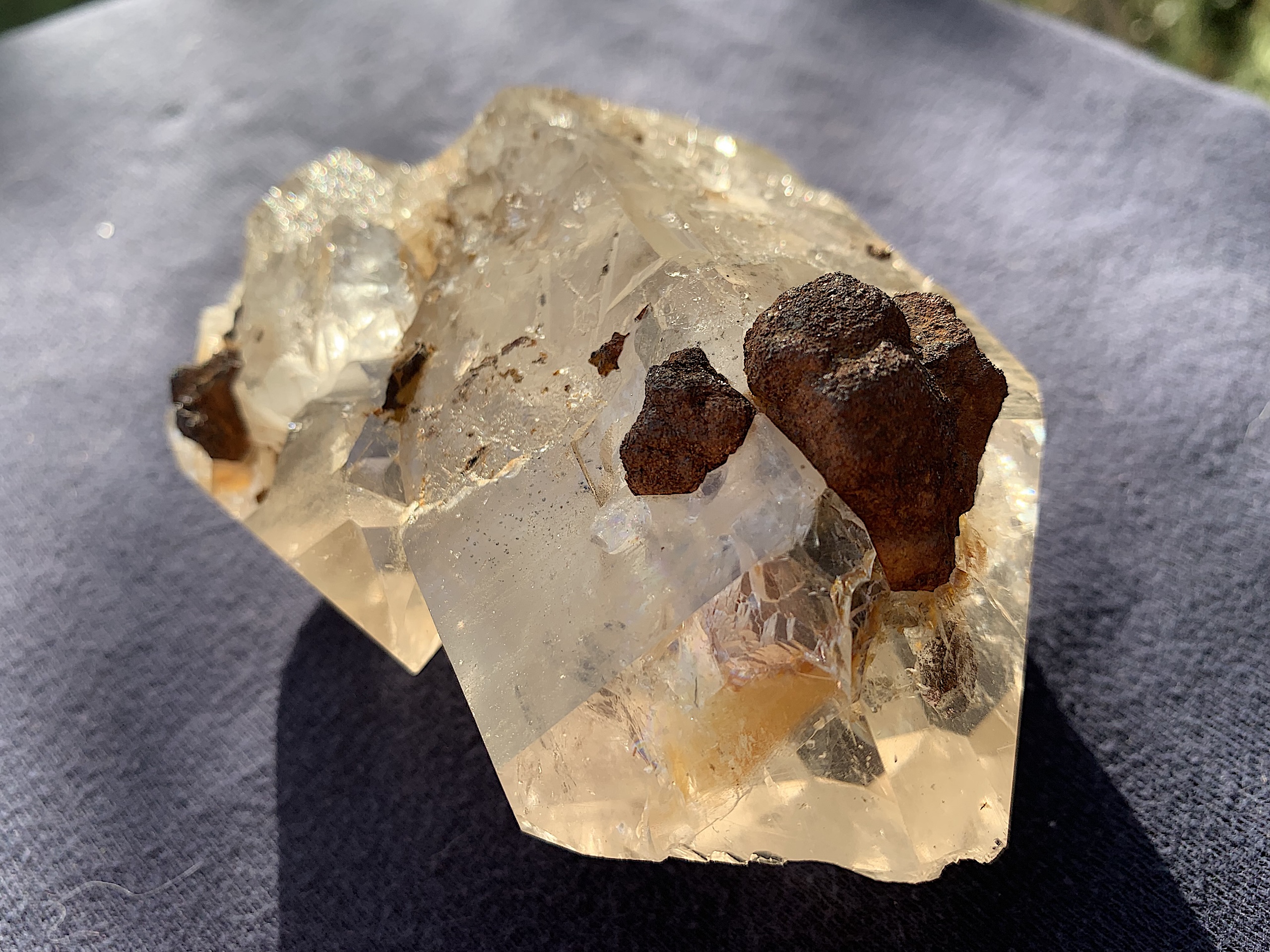 Quartz Crystal Point with Hematite Inclusions - Image 7