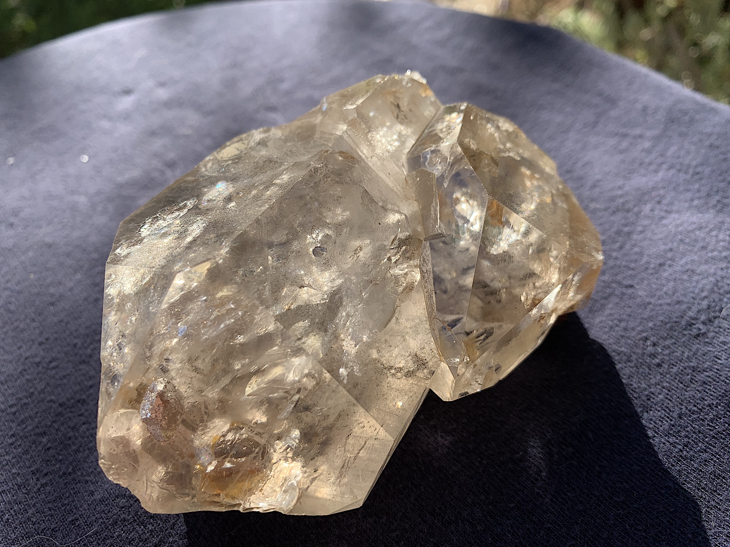 Quartz Crystal Point with Hematite Inclusions - Image 8