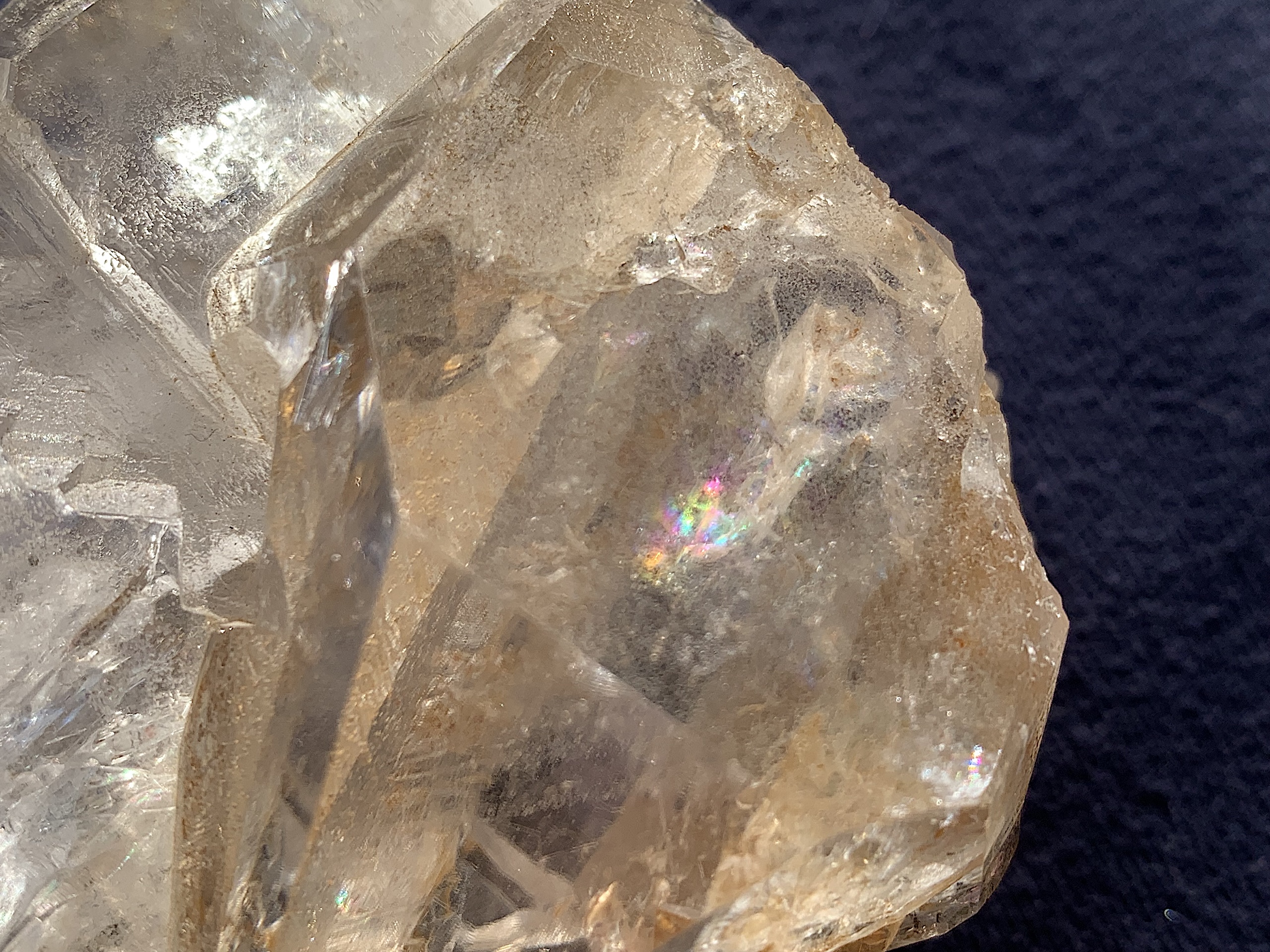 Quartz Crystal Point with Hematite Inclusions - Image 12