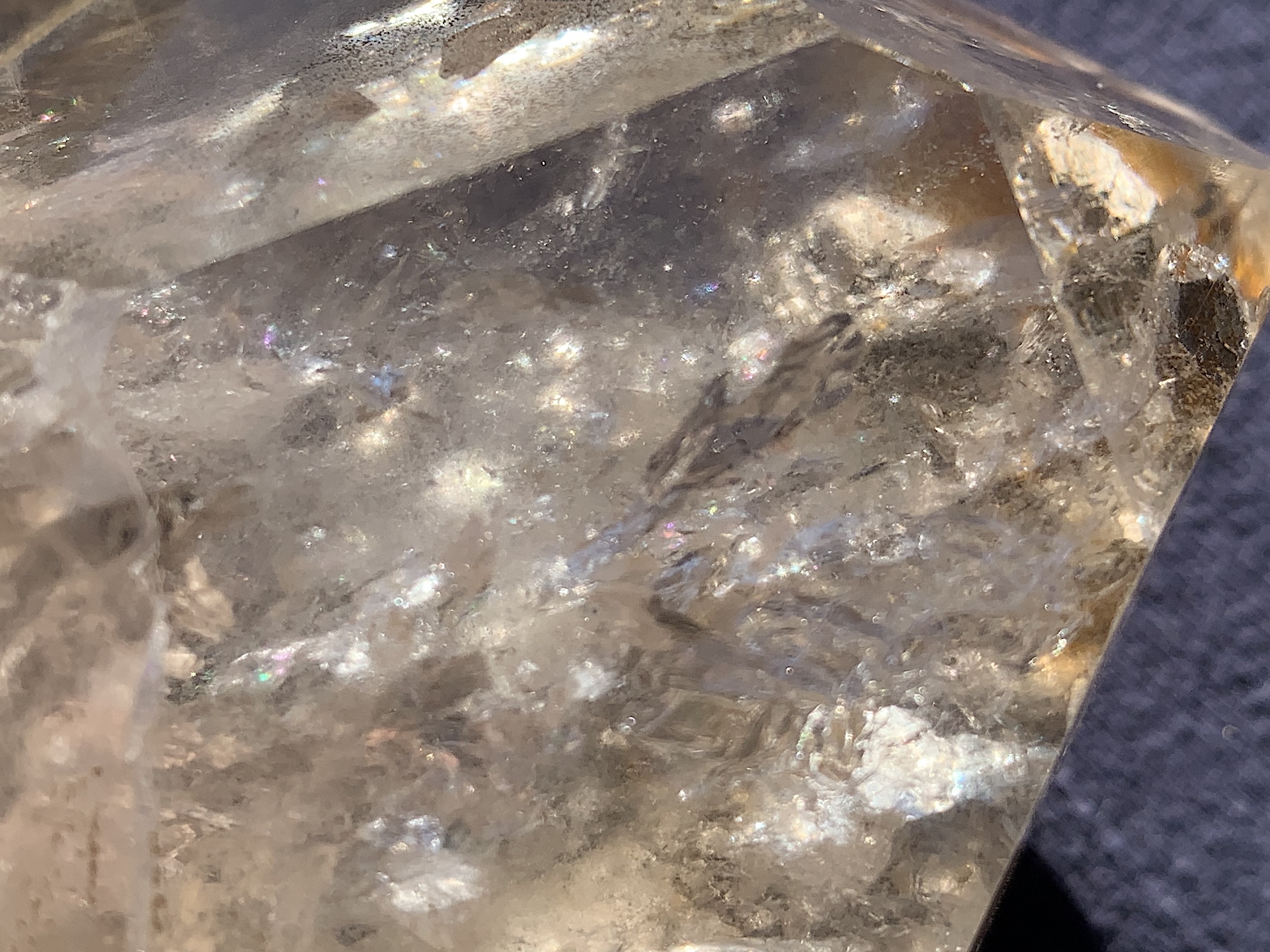 Quartz Crystal Point with Hematite Inclusions - Image 13
