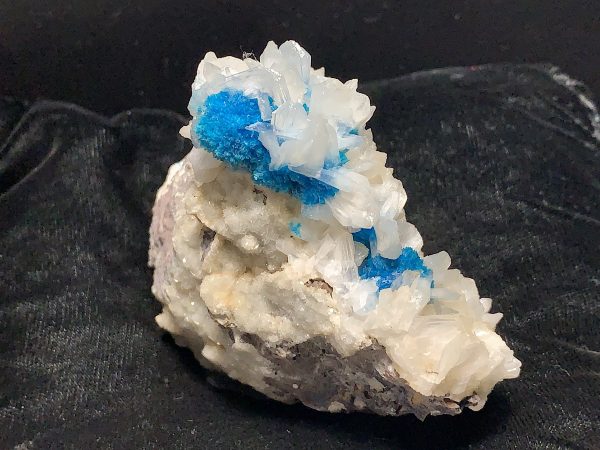 Cavansite on Stilbite Specimen - Image 4