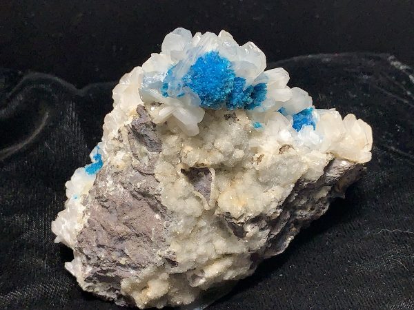 Cavansite on Stilbite Specimen - Image 5
