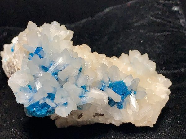 Cavansite on Stilbite Specimen - Image 6
