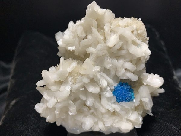 Cavansite on Stilbite Specimen