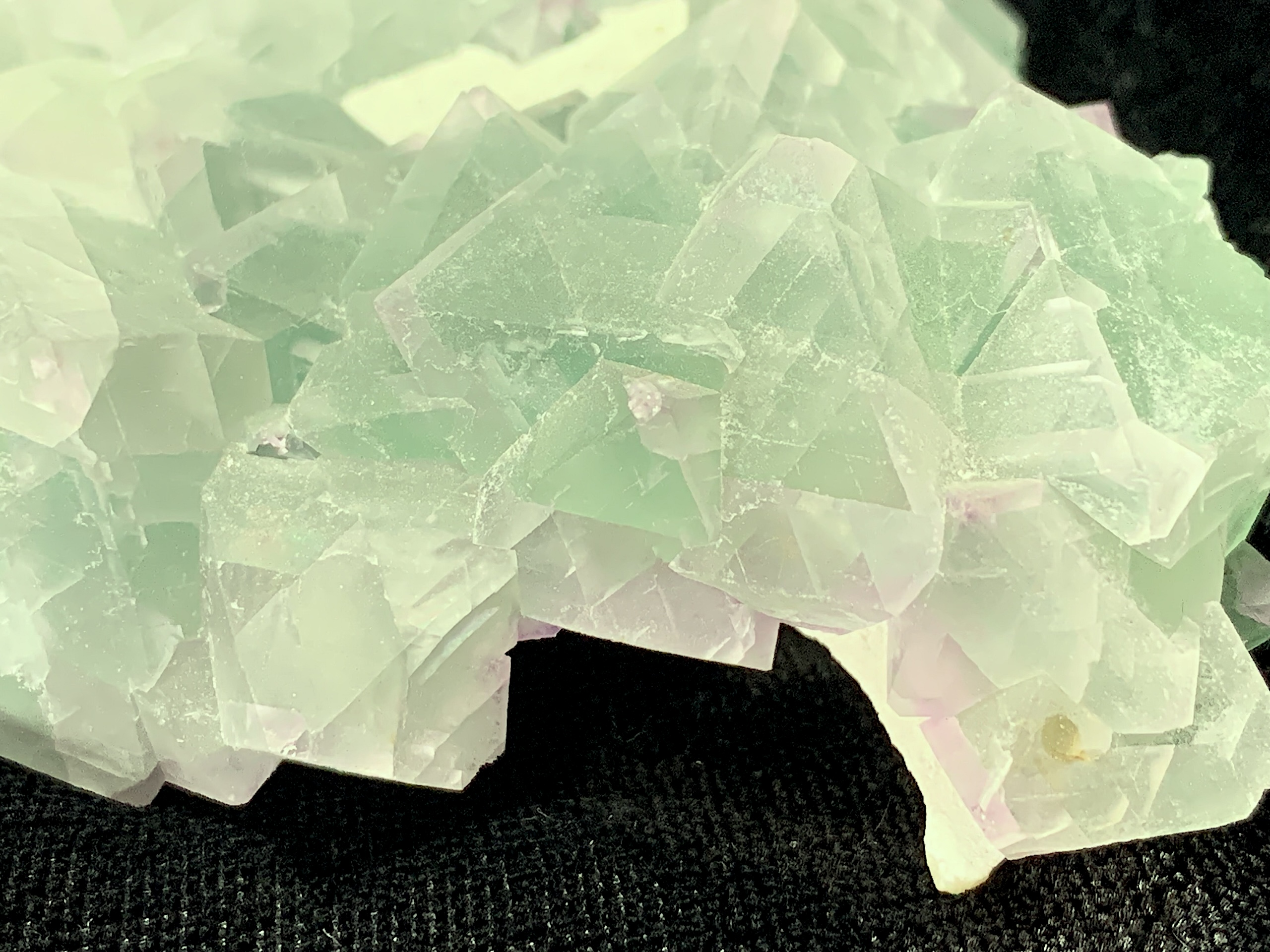 Octahedral Blue-Green Fluorite Cluster - Image 8