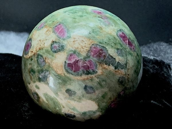 Ruby and Fuchsite Sphere