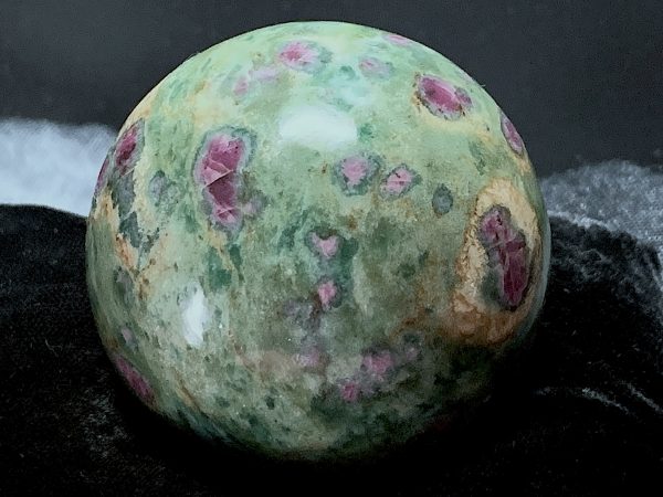 Ruby and Fuchsite Sphere - Image 2