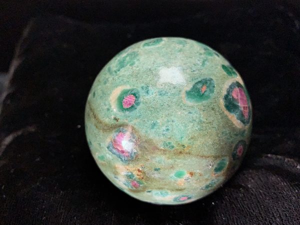 Ruby and Fuchsite Sphere - Image 2
