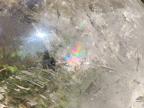 Light Smoky Phantom Rainbow Quartz Sphere - Image 16