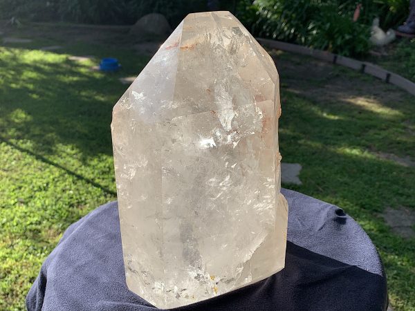 Extra Large Self-Healed Altar Quartz Crystal