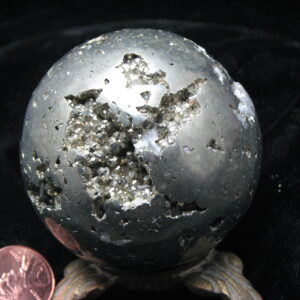 Pyrite and Quartz Sphere