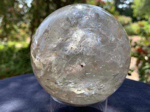 Brown Phantom Rainbow Citrine Quartz Sphere - Image 10