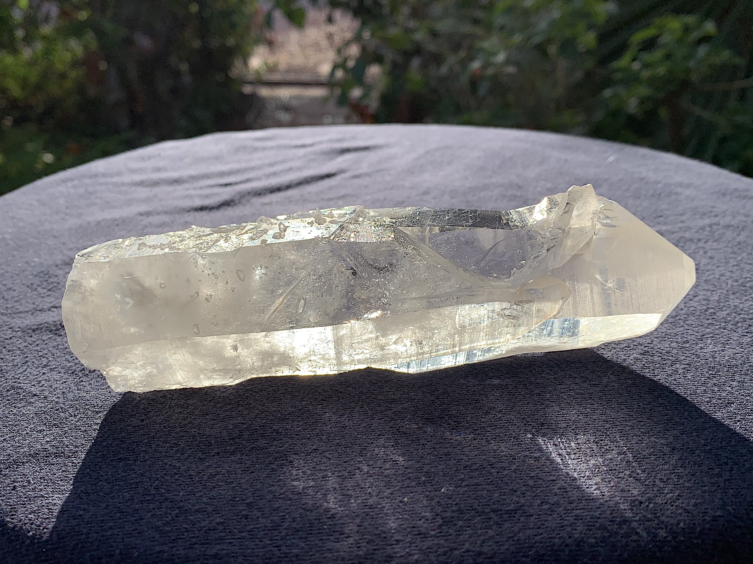 Unique Lemurian Seed Quartz Crystal with Rainbows/Twin - Image 6