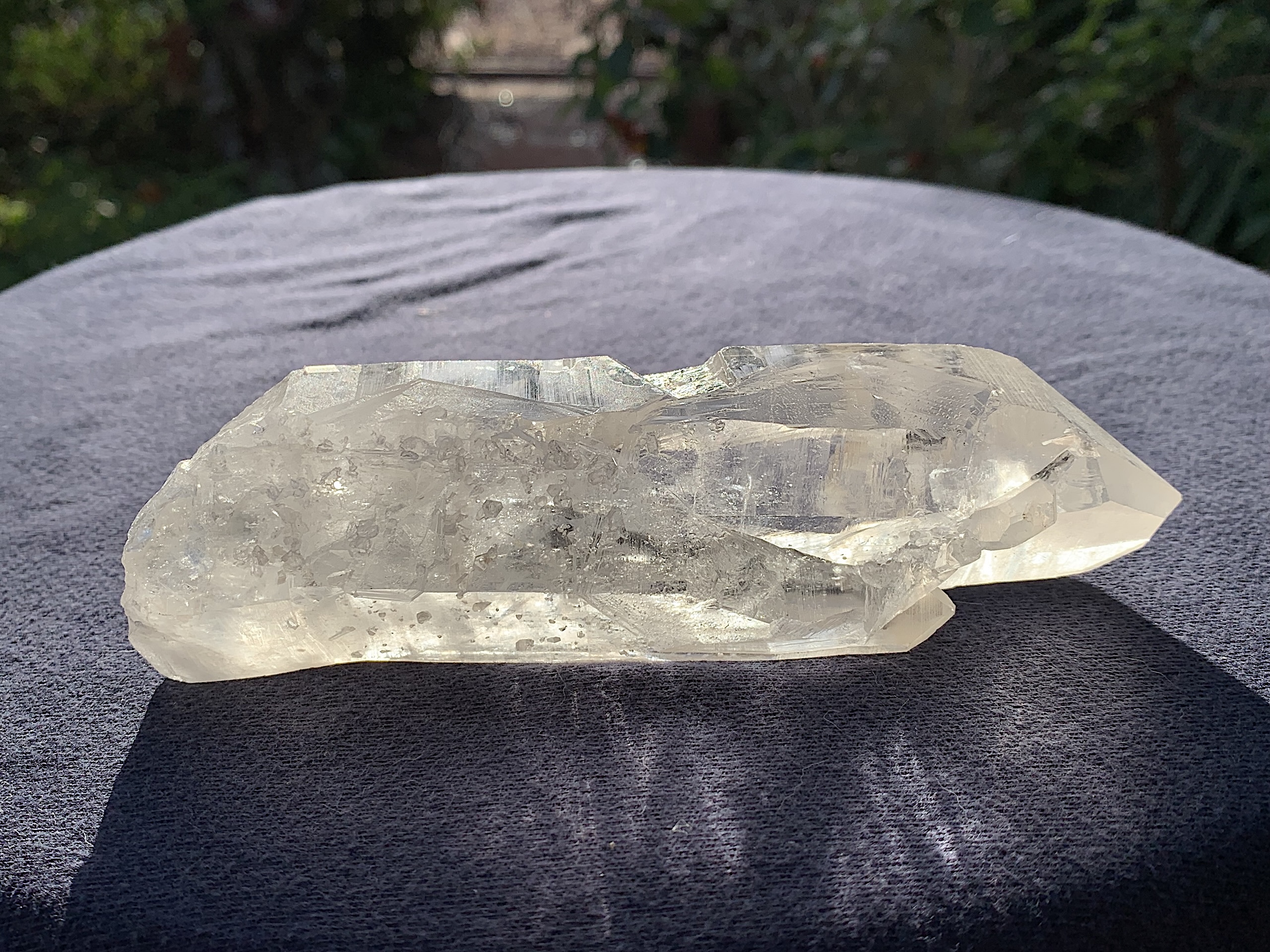 Unique Lemurian Seed Quartz Crystal with Rainbows/Twin - Image 7