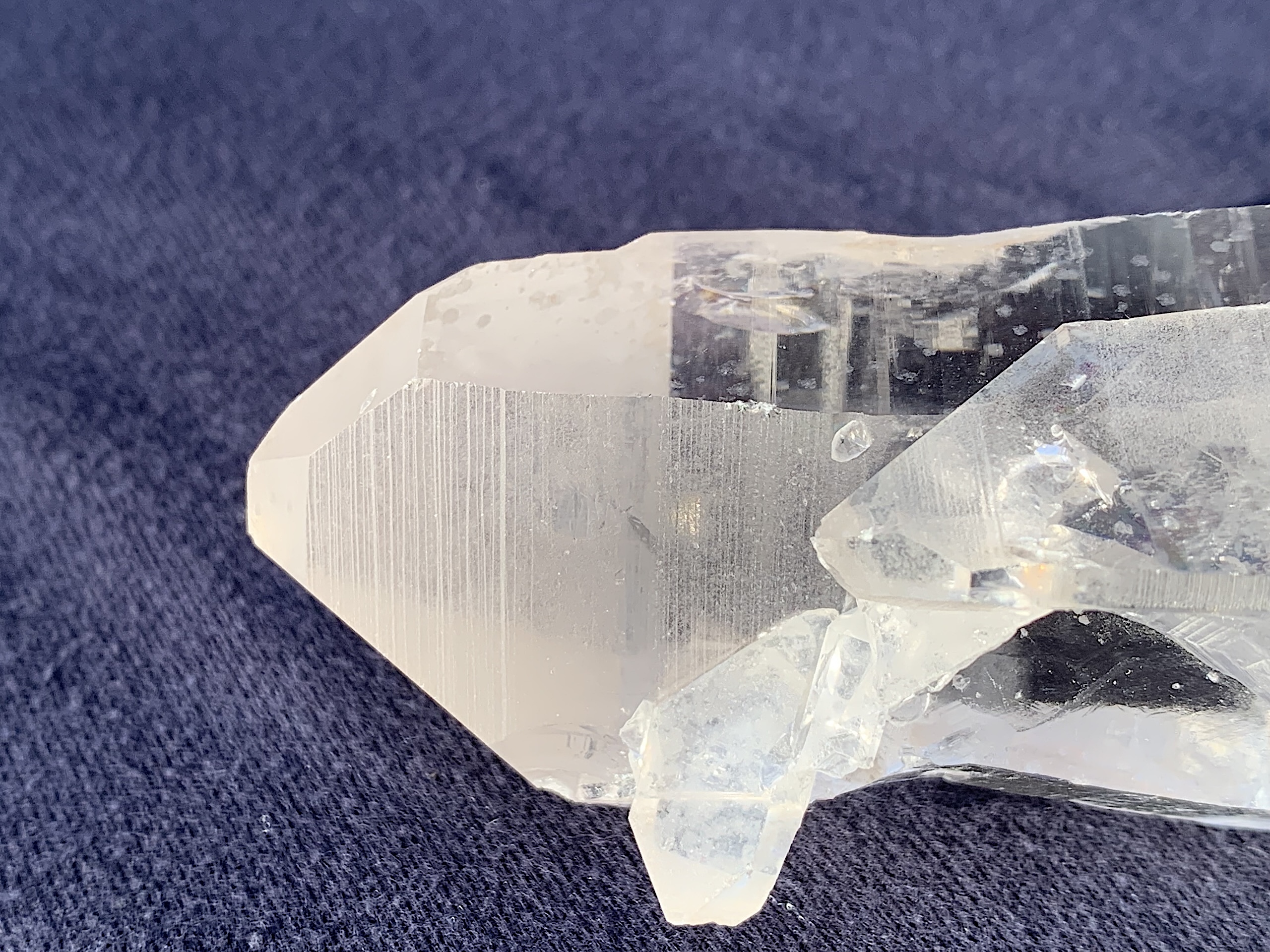 Unique Lemurian Seed Quartz Crystal with Rainbows/Twin - Image 10