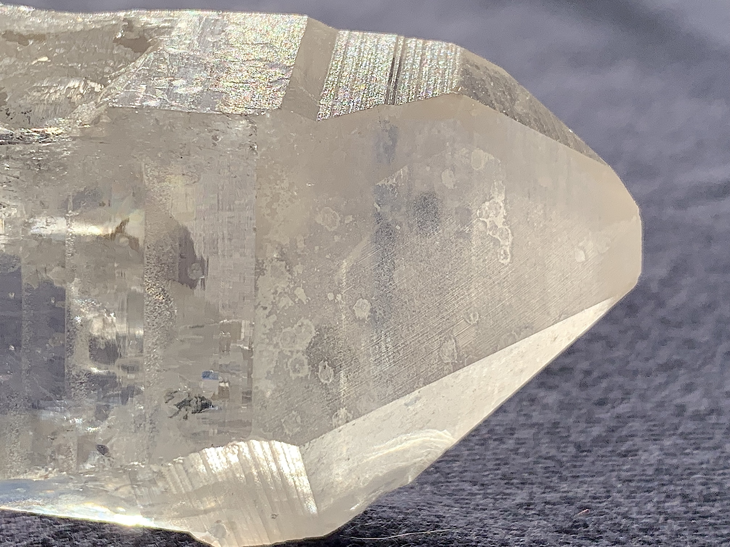 Unique Lemurian Seed Quartz Crystal with Rainbows/Twin - Image 11
