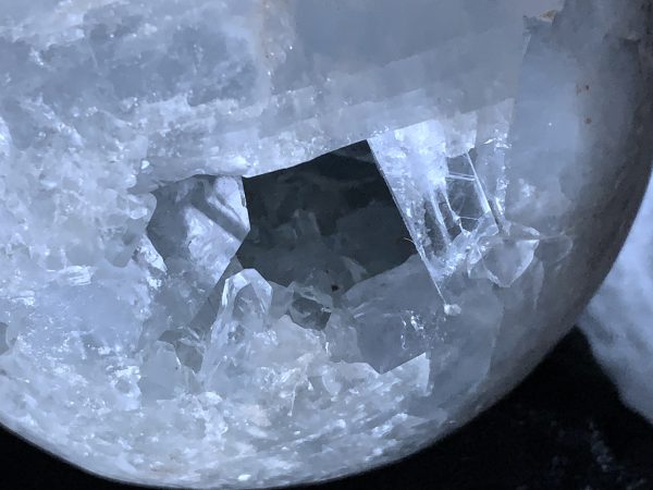 Celestite Geode Sphere - Image 9