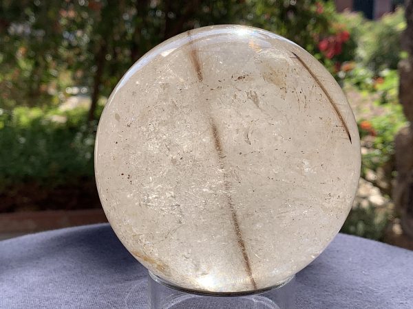 Rutilated Rainbow Quartz Sphere - Image 3