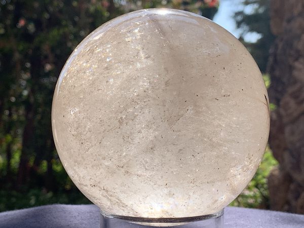 Rutilated Rainbow Quartz Sphere - Image 5