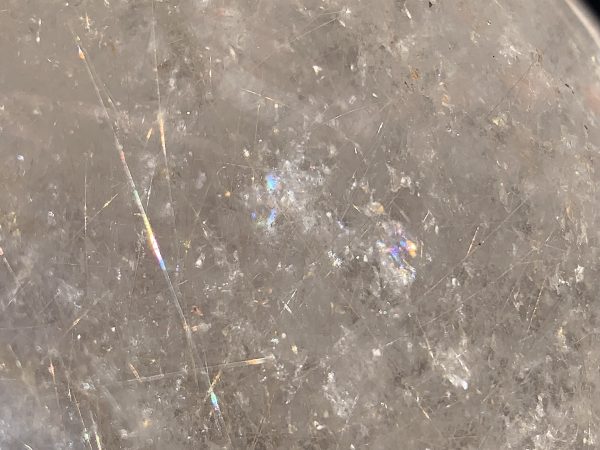 Rutilated Rainbow Quartz Sphere - Image 15