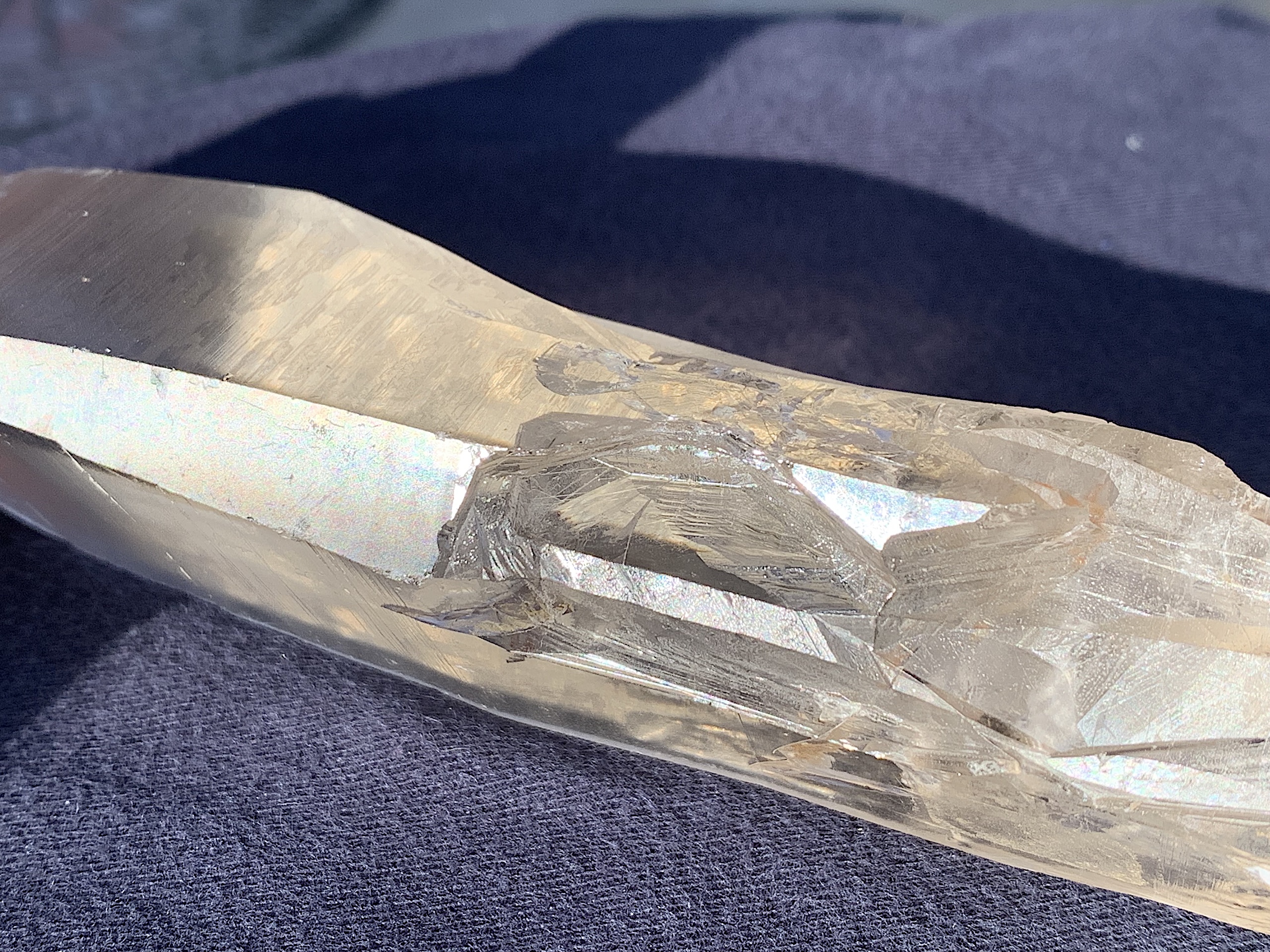 Smoky Lemurian Seed Quartz Crystal with Keyhole - Image 12