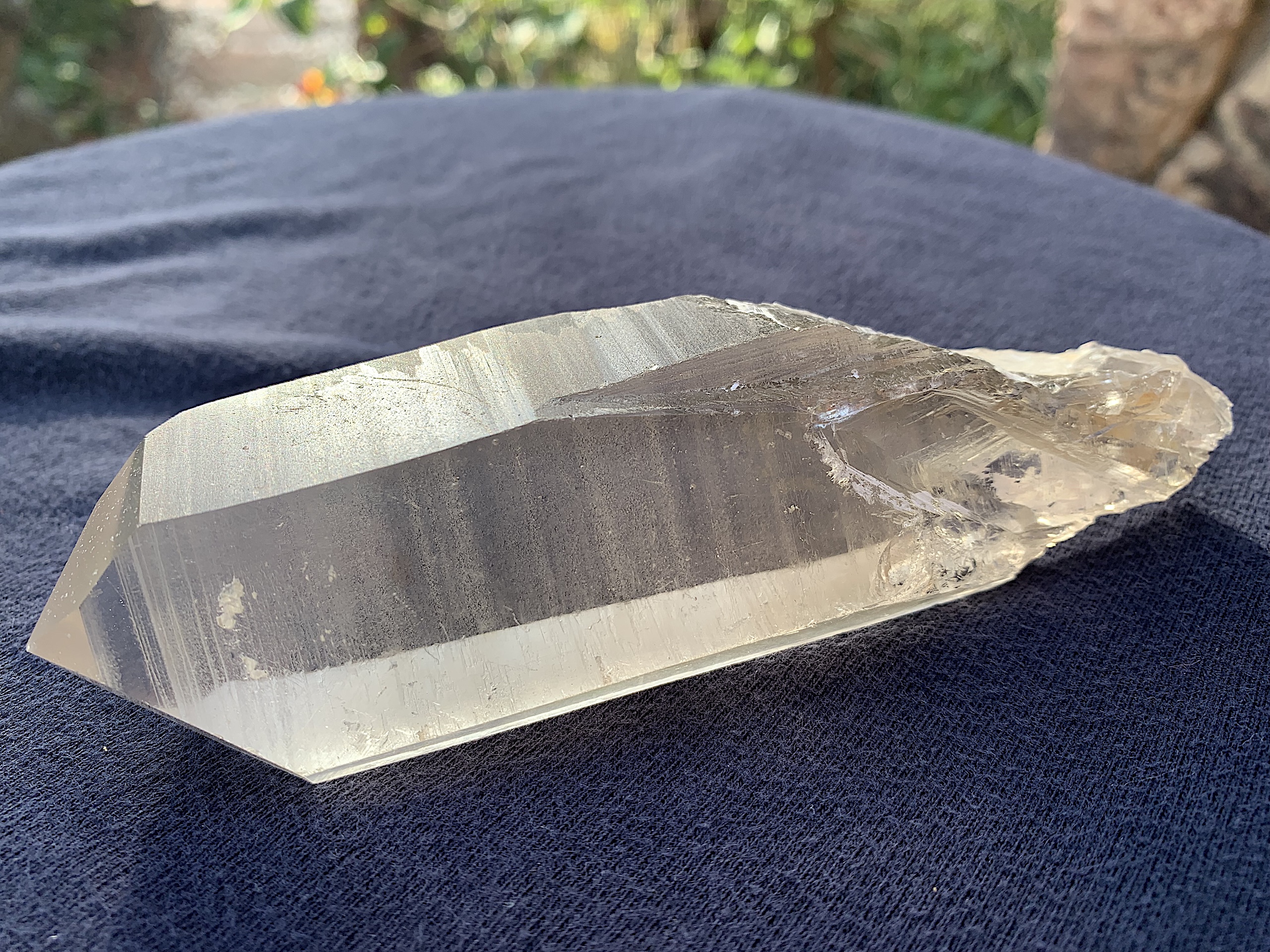 Smoky Lemurian Seed Quartz Tabby Crystal - Image 2