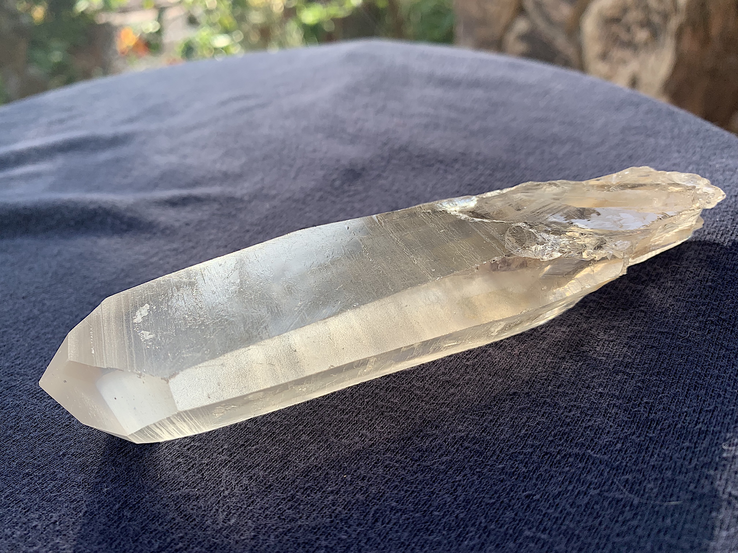 Smoky Lemurian Seed Quartz Tabby Crystal - Image 3