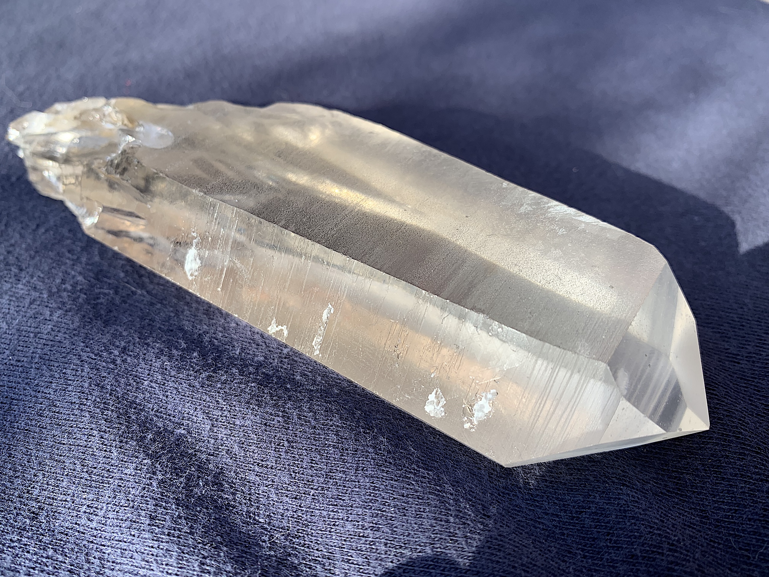 Smoky Lemurian Seed Quartz Tabby Crystal - Image 4
