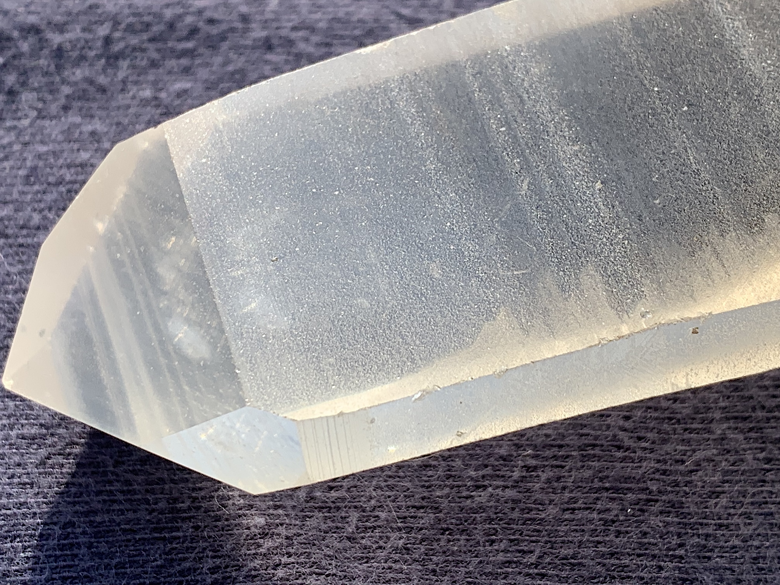 Smoky Lemurian Seed Quartz Tabby Crystal - Image 7