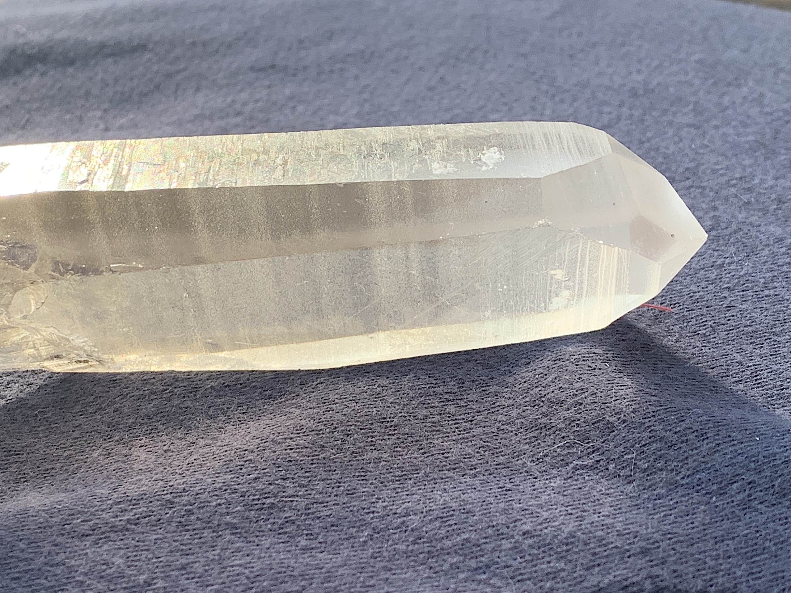 Smoky Lemurian Seed Quartz Tabby Crystal - Image 10