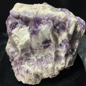 Purple and White Fluorite Cluster