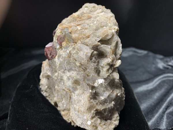Red Garnets in Quartz/Mica Matrix - Image 2