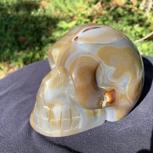 Agate Crystal Skull